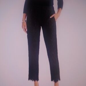 Purple Lace Holiday Pants